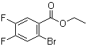 structure of CAS# 144267-97-0, 2-Bromo-4,5-difluorobenzoic acid ethyl ester