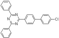 2-(4'-Chloro[1,1'-biphenyl]-4-yl)-4,6-diphenyl-1,3,5-triazine molecular structure (CAS 1443049-86-2)