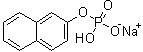 2-Naphthol dihydrogen phosphate monosodium salt molecular structure (CAS 14463-68-4)