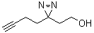 3-(3-Butyn-1-yl)-3H-diazirine-3-ethanol molecular structure (CAS 1450754-41-2)