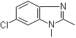 6-Chloro-1,2-dimethyl-benzimidazole molecular structure (CAS 14537-47-4)