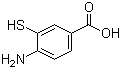 4-Amino-3-mercaptobenzoic acid molecular structure (CAS 14543-45-4)