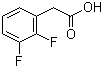 structure of CAS# 145689-41-4, 2,3-Difluorophenylacetic acid;2-(2,3-Difluorophenyl)acetic acid