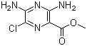 Methyl 3,5-diamino-6-chloropyrazine-2-carboxylate molecular structure (CAS 1458-01-1)