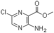 Methyl 3-amino-6-chloropyrazine-2-carboxylate molecular structure (CAS 1458-03-3)