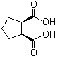 structure of CAS# 1461-96-7, cis-1,2-Cyclopentanedicarboxylic acid