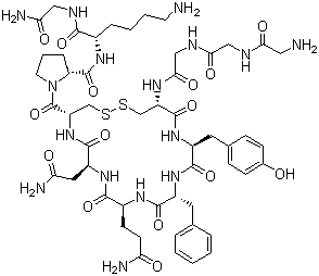 Terlipressin molecular structure (CAS 14636-12-5)