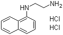 结构式 CAS# 1465-25-4, N-(1-萘基)乙二胺二盐酸盐