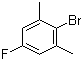 structure of CAS# 14659-58-6, 4-Fluoro-2,6-dimethylbromobenzene;4-Bromo-1-fluoro-3,5-dimethylbenzene