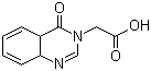 structure of CAS# 14663-53-7, (4-Oxo-3(4H)-quinazolinyl)acetic acid