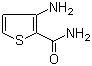 结构式 CAS# 147123-47-5, 3-氨基噻吩-2-甲酰胺
