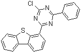 2-Chloro-4-(4-dibenzothienyl)-6-phenyl-1,3,5-triazine molecular structure (CAS 1476735-48-4)