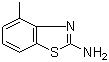 structure of CAS# 1477-42-5, 2-Amino-4-methylbenzothiazole;4-Methylbenzothiazol-2-ylamine