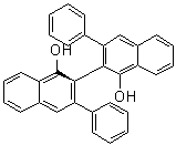 structure of CAS# 147702-13-4, (2R)-3,3'-Diphenyl[2,2'-binaphthalene]-1,1'-diol;(R)-VANOL; (R)-Vanol