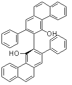(3R)-2,2'-Diphenyl[3,3'-biphenanthrene]-4,4'-diol molecular structure (CAS 147702-16-7)