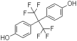 structure of CAS# 1478-61-1, 4,4'-(Hexafluoroisopropylidene)diphenol;2,2-Bis(4-hydroxyphenyl)hexafluoropropane; Hexafluoroisopropylidenebis(4-hydroxybenzene); Hexafluorobisphenol A; Bisphenol AF