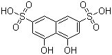 1,8-Dihydroxynaphthylene-3,6-disulfonic acid molecular structure (CAS 148-25-4)
