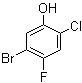 5-Bromo-2-chloro-4-fluoro-phenol molecular structure (CAS 148254-32-4)