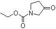 1-N-Ethoxycarbonyl-3-pyrrolidone molecular structure (CAS 14891-10-2)