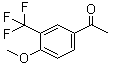 结构式 CAS# 149105-10-2, 4'-甲氧基-3'-三氟甲基苯乙酮