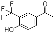 1-(4-Hydroxy-3-trifluoromethylphenyl)ethanone molecular structure (CAS 149105-11-3)