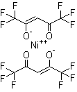 Bis(hexafluoroacetylacetonato)nickel molecular structure (CAS 14949-69-0)