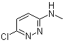 3-Chloro-6-(methylamino)pyridazine molecular structure (CAS 14959-32-1)