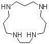 1,4,8,12-Tetraazacyclopentadecane molecular structure (CAS 15439-16-4)