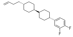 4-[(trans,trans)-4'-(3-Buten-1-yl)[1,1'-bicyclohexyl]-4-yl]-1,2-difluorobenzene molecular structure (CAS 155266-68-5)