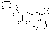 10-(2-Benzothiazolyl)-2,3,6,7-tetrahydro-1,1,7,7-tetramethyl-1H,5H,11H-(1)benzopyropyrano(6,7-8-I,j)quinolizin-11-one molecular structure (CAS 155306-71-1)