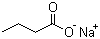 Sodium butanoate molecular structure (CAS 156-54-7)
