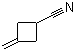 structure of CAS# 15760-35-7, 3-Methylenecyclobutanecarbonitrile