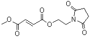 结构式 CAS# 1577222-14-0, 2-(2,5-二氧代吡咯烷-1-基)乙基甲基富马酸酯