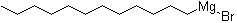 Dodecylmagnesium bromide molecular structure (CAS 15890-72-9)