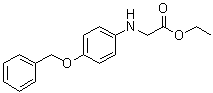 N-[4-(Phenylmethoxy)phenyl]glycine ethyl ester molecular structure (CAS 15917-88-1)