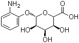 2-Aminophenyl-beta-D-glucuronic acid molecular structure (CAS 15959-03-2)