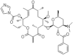 Telithromycin intermediate (7A) molecular structure (CAS 160145-83-5)