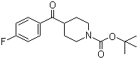 tert-Butyl 4-(4-fluorobenzoyl)piperidine-1-carboxylate molecular structure (CAS 160296-40-2)