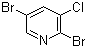 2,5-Dibromo-3-chloropyridine molecular structure (CAS 160599-70-2)