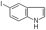 结构式 CAS# 16066-91-4, 5-碘-1H-吲哚