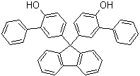 9,9-Bis(4-hydroxy-3-phenylphenyl)fluorene molecular structure (CAS 161256-84-4)