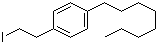 结构式 CAS# 162358-07-8, 4-(2-碘代乙基)辛基苯
