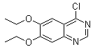 4-Chloro-6,7-diethoxyquinazoline molecular structure (CAS 162363-46-4)
