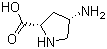 structure of CAS# 16257-83-3, (4S)-4-Amino-L-proline;L-cis-4-amino-Proline