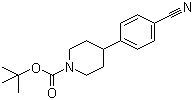 1-Boc-4-(4'-cyanophenyl)piperidine molecular structure (CAS 162997-33-3)