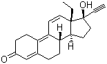 结构式 CAS# 16320-04-0, 孕三烯酮