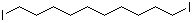 structure of CAS# 16355-92-3, 1,10-Diiododecane;Decamethylene diiodide