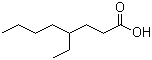 结构式 CAS# 16493-80-4, 4-乙基辛酸