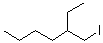 结构式 CAS# 1653-16-3, 3-(碘甲基)庚烷