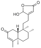 5-Hydroxy-4-[2-(1,2,3,4,4a,7,8,8a-octahydro-1,2,4a,5-tetramethyl-7-oxo-1-naphthalenyl)ethyl]-2(5H)-furanone molecular structure (CAS 165459-53-0)